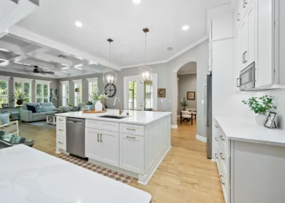 Warm Island Kitchen project, kitchen remodeling by Greystone Kitchens in Jacksonville, FL, photo 2 of 6