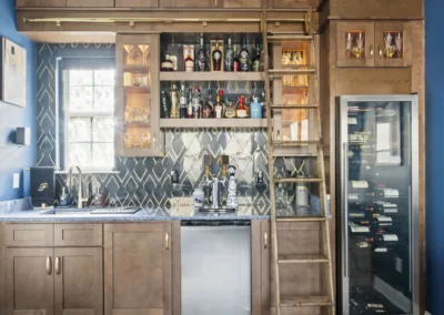 Library Bar project, kitchen remodeling by Greystone Kitchens in Jacksonville, FL, photo 3 of 6