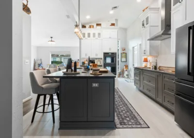 Modern White Kitchen project, kitchen remodeling by Greystone Kitchens in Jacksonville, FL, photo 3 of 9
