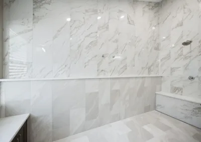 Marble Walk-in Bath project, bathroom remodeling by Greystone Kitchens in Jacksonville, FL, photo 4 of 6