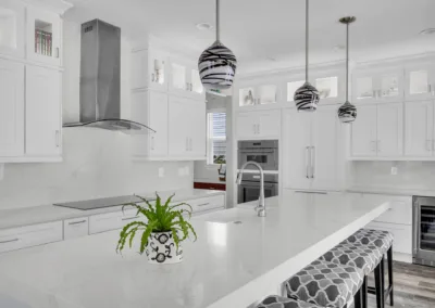 Bright White Kitchen project, kitchen remodeling by Greystone Kitchens in Jacksonville, FL, photo 4 of 7