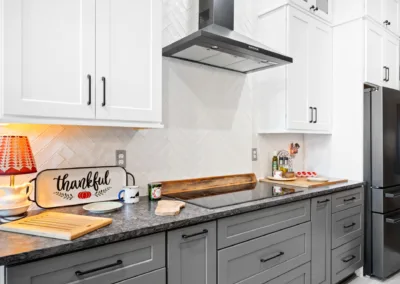 Modern White Kitchen project, kitchen remodeling by Greystone Kitchens in Jacksonville, FL, photo 4 of 9