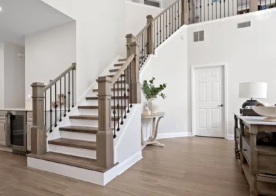 Walnut Staircase project, home renovation by Greystone Kitchens in Jacksonville, FL, photo 1 of 2