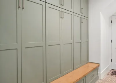 Sage Mudroom project, home renovation by Greystone Kitchens in Jacksonville, FL, photo 1 of 3