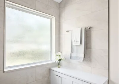 Frosted Glass Shower project, bathroom remodeling by Greystone Kitchens in Jacksonville, FL, photo 4 of 7