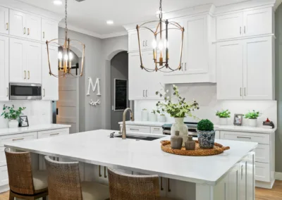Warm Island Kitchen project, kitchen remodeling by Greystone Kitchens in Jacksonville, FL, photo 1 of 6