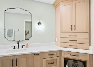 Wood Vanity Bath project, bathroom remodeling by Greystone Kitchens in Jacksonville, FL, photo 1 of 4