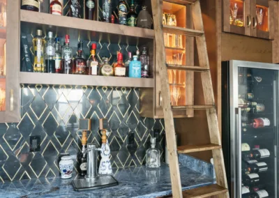 Library Bar project, kitchen remodeling by Greystone Kitchens in Jacksonville, FL, photo 4 of 6