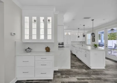 Bright White Kitchen project, kitchen remodeling by Greystone Kitchens in Jacksonville, FL, photo 6 of 7