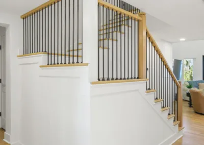 Oak Tread Staircase project, home renovation by Greystone Kitchens in Jacksonville, FL, photo 1 of 2
