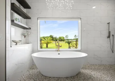 Fairway View Suite project, bathroom remodeling by Greystone Kitchens in Jacksonville, FL, photo 1 of 8