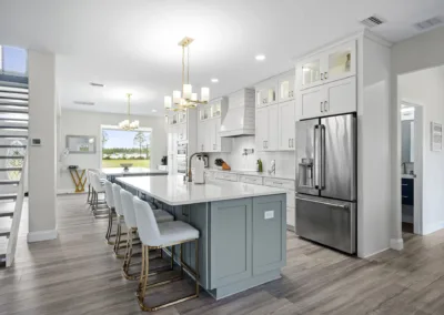 Chandelier Kitchen project, kitchen remodeling by Greystone Kitchens in Jacksonville, FL, photo 1 of 3