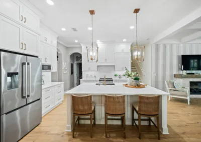 Warm Island Kitchen project, kitchen remodeling by Greystone Kitchens in Jacksonville, FL, photo 3 of 6