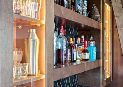 Library Bar project, kitchen remodeling by Greystone Kitchens in Jacksonville, FL, photo 6 of 6