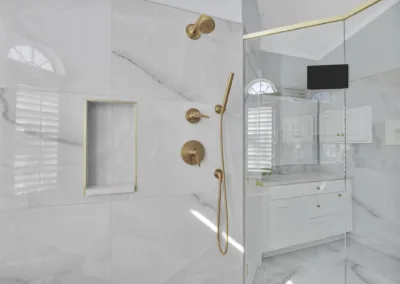 Brass Tub Retreat project, bathroom remodeling by Greystone Kitchens in Jacksonville, FL, photo 5 of 8