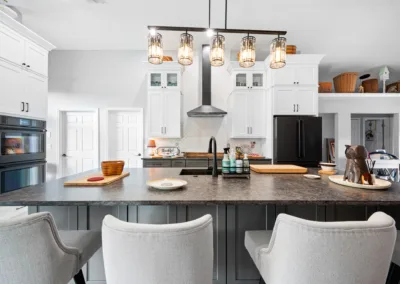 Modern White Kitchen project, kitchen remodeling by Greystone Kitchens in Jacksonville, FL, photo 7 of 9