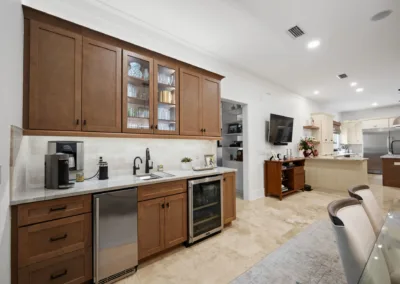 Cream & Walnut Kitchen project, kitchen remodeling by Greystone Kitchens in Jacksonville, FL, photo 1 of 6