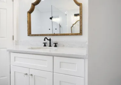 Arched Mirror Bath project, bathroom remodeling by Greystone Kitchens in Jacksonville, FL, photo 3 of 6