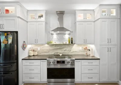 Quartzite Island Kitchen project, kitchen remodeling by Greystone Kitchens in Jacksonville, FL, photo 2 of 2