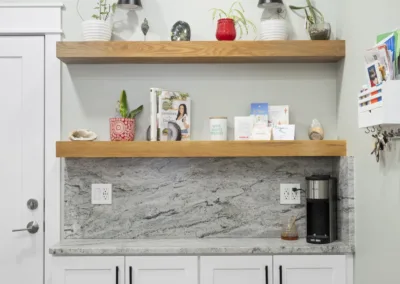 Floating Shelf Kitchen project, kitchen remodeling by Greystone Kitchens in Jacksonville, FL, photo 4 of 7