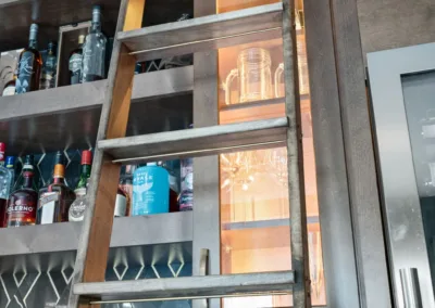 Library Bar project, kitchen remodeling by Greystone Kitchens in Jacksonville, FL, photo 5 of 6