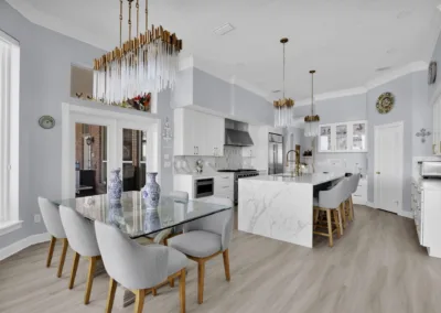 Brass Accent Kitchen project, kitchen remodeling by Greystone Kitchens in Jacksonville, FL, photo 1 of 8